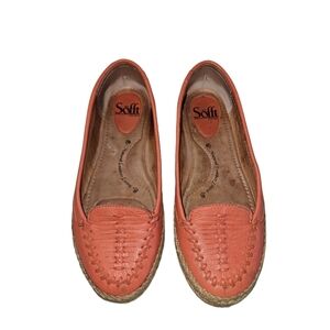 Sofft Women's Espadrilles Pink/Orange Loafers Size 6.5